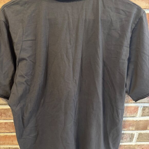 Disneyland Mickey Mouse Graffiti Graphic Polo Shirt Gray Short Sleeve Mens Sz L - Picture 6 of 10